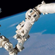 Illustration for article titled Implausibly Visible Logo On The Canadarm Triggers Parliamentary Query